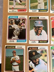 1974 topps baseball cards build your set EX to NM #101 – #200