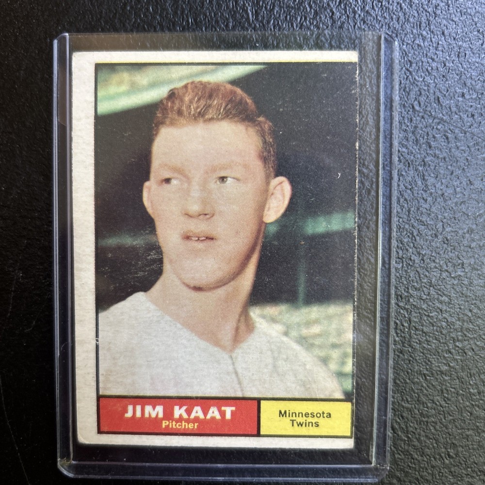 1961 Topps Jim Kaat #63 Excellent To Near Mint