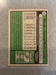 1979 Topps – George Brett #330 Royals