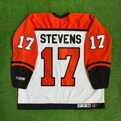 2000/01 Kevin Stevens Philadelphia Flyers CCM NHL Jersey Size XXL Autographed