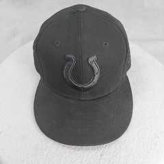 Indianapolis Colts Hat Cap SnapBack New Era 9fifty Unisex Black 3D Blackout Logo