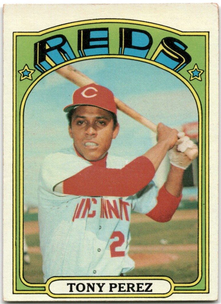 1972 Topps Tony Perez #80 Cincinnati Reds Vintage Baseball Card