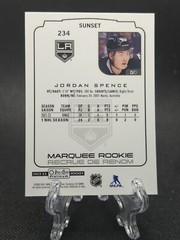 2022-23 Jordan Spence Sunset Rookie Card #234 KINGS OPEECHEE PLATINUM