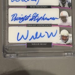 2023 Pro Set Pure Auto Quad Dawson Walter Jones Stephenson Willie Roaf 3/10 🔥
