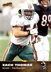 Zach Thomas Rookie 1996 Score Board All Sport PPF #136 RC Miami Dolphins