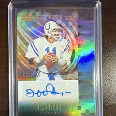 Panini Illusions 2021 Elusive Ink Red Jeff George Auto #EI-JG Colts 20/99