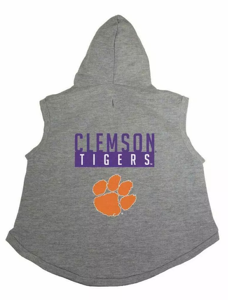 NEW! CLEMSON TIGERS DOG CAT HOODIE SWEATSHIRT PREMIUM TAGLESS CHOOSE SIZE