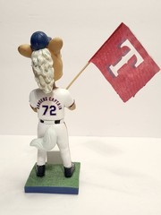 Captain Bobblehead Texas Rangers Mascot 2018 Toyota Kloanz SGA COMPLETE w/ BOX