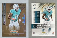 2014 Panini Contenders Playoff Ticket Playoff Ticket MIKE WALLACE #41 Dolphins #
