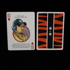 Marvin Lewis Head Coach Cincinnati Bengals  » 10 of Hearts » Hero Decks Card