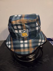 PHILADELPHIA EAGLES NFL NEW ERA GREEN PLAID BUCKET HAT. NEW