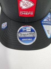 Kansas City Chiefs New Era Charcoal Sideline 9Seventy Adjustable Cap Hat NWT