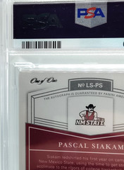 1/1 Pascal Siakam Auto PSA 10 2020 National Treasures Autograph Printing Plate