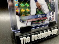 John Gil 2025 Bowman Chrome 1st Prospect Geometric Refractor /499