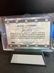 2025 Topps Resurgence Barry Sanders Glimmer & Gleam Purple Refractor /75 #GG-10