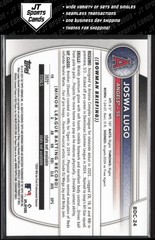 2025 Bowman Draft Joswa Lugo BDC-24 Yellow Reptilian Refractor /75 Angels
