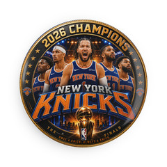 New York Knicks 2026 NBA CHAMPIONS Inspired 2.25&Prime; Fridge Magnet Fan Gift Decor