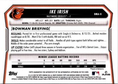 2026 Bowman Mega Ike Irish Auto BMA-II On-Card Mojo Orioles