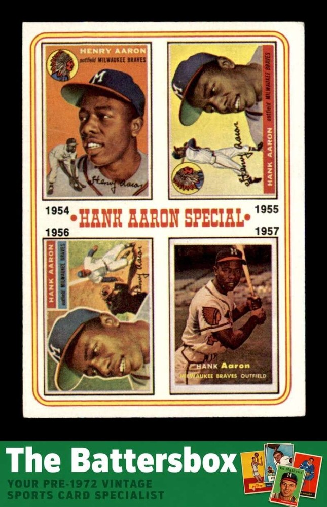 1974 Topps #2 Hank Aaron Special 54-57 EX X3731859