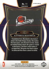 2025 Panini Select WNBA #11 Kathryn Westbeld Pink Ice Prizms