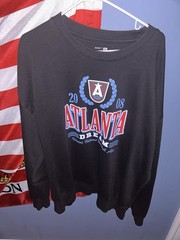 Mens XL Black WNBA Atlanta Dream Hoodie