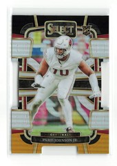PARIS JOHNSON JR #3 RC 2023 PANINI SELECT CARDINALS BLACK GOLD