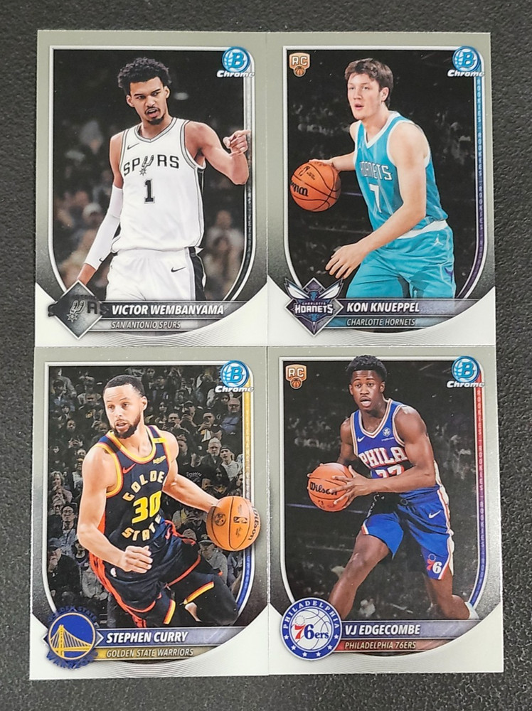 2025-26 Bowman Basketball Chrome Veterans and Rookies You Pick – 2 Card Minimum