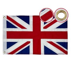 Flagolden Embroidered British Flag 12×18 inches, inches