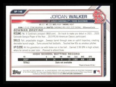 2021 Bowman #BP-146 Jordan Walker Prospects Camo