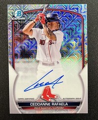 QTY AVL Ceddanne Rafaela Auto Bowman Chrome Mojo Refractor Autograph Prospect