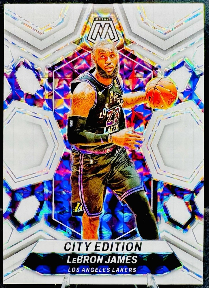 LeBron James /25 WHITE MOSAIC #278 Lakers 🔥 2023-24 Panini Mosaic