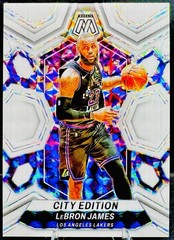 LeBron James /25 WHITE MOSAIC #278 Lakers 🔥 2023-24 Panini Mosaic