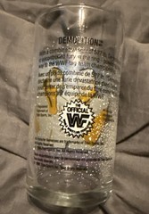 Brand New 1988 Official WWF Demolition Drinking Glass Titan Sports 4.5&Prime; WWE