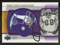 2004 Upper Deck Sweet Spot Alan Page Sweet Spot Signatures Auto #SS-AP