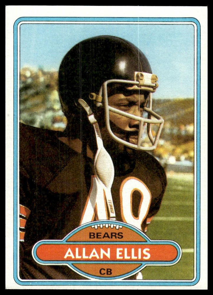 1980 Topps #63 Allan Ellis Chicago Bears