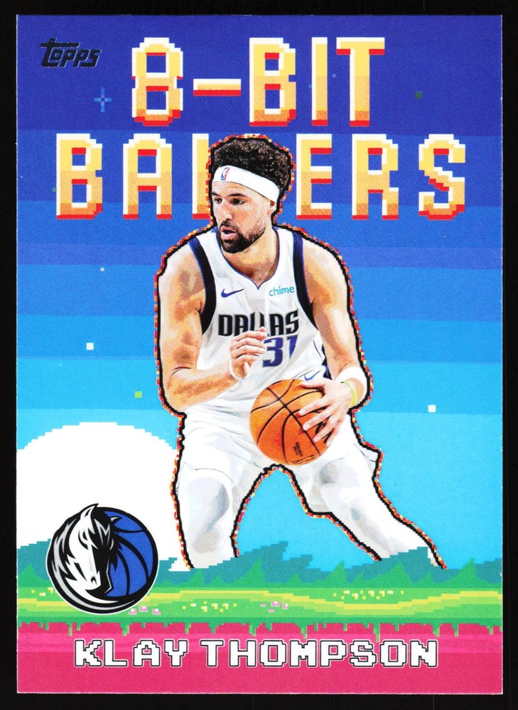 2025-26 Topps #8B-15 Klay Thompson 8-Bit Ballers