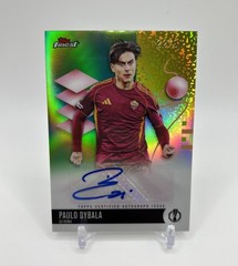 2025-26 Topps Finest UEFA Paulo Dybala Green Refractor Auto /99 #BA-PD Roma