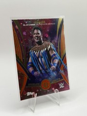2025 Topps Universe WWE The Rock Dazzling Debuts Galaxy #DDE-9