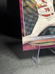 2025 Bowman Chrome – Zack Showalter #BCP-74 Fuchsia Refractor /199 (RC)