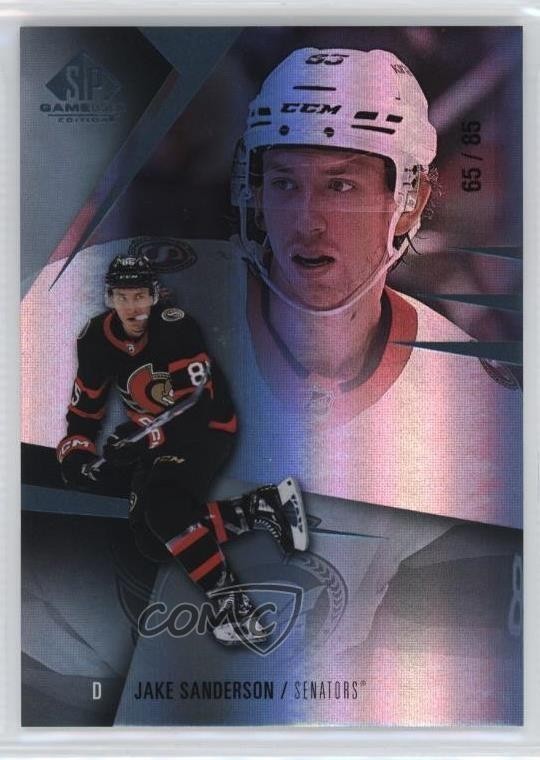 2023-24 Upper Deck SP Game Used Edition 65/85 Jake Sanderson #83 0nr3
