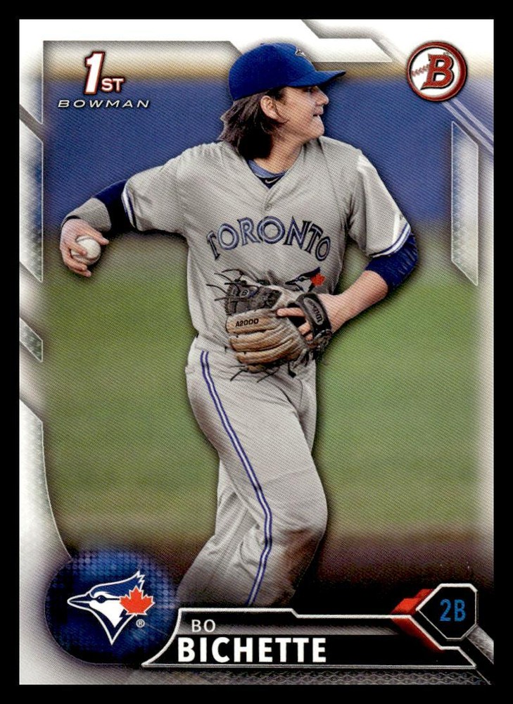 2016 Bowman Draft #BD-74 Bo Bichette Toronto Blue Jays