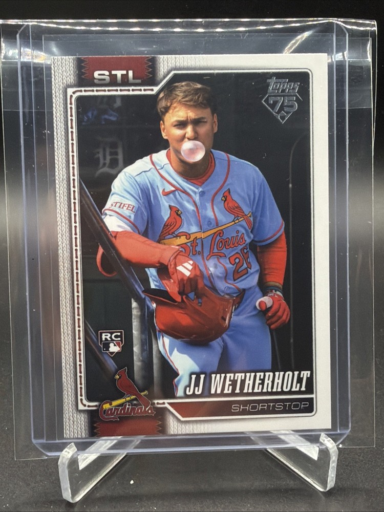 2026 Topps Complete Set JJ WETHERHOLT SP VARIATION RC/ROOKIE CARDINALS #698