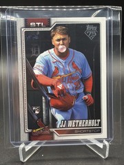 2026 Topps Complete Set JJ WETHERHOLT SP VARIATION RC/ROOKIE CARDINALS #698