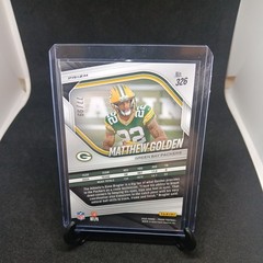 2025 Panini Prizm Matthew Golden RC Blue Ice /99 #326 Green Bay Packers Texas