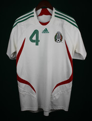 Mexico Jersey Adidas Season 2007 MEDIUM #4 R. MARQUEZ