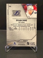 Dylan Duke – 2025-26 Skybox Metal Universe Hockey Rookies #106- Lightning
