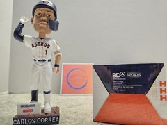 Carlos Correa Houston Astros MLB 2021 SGA Bobblehead NIB Can You Hear Me