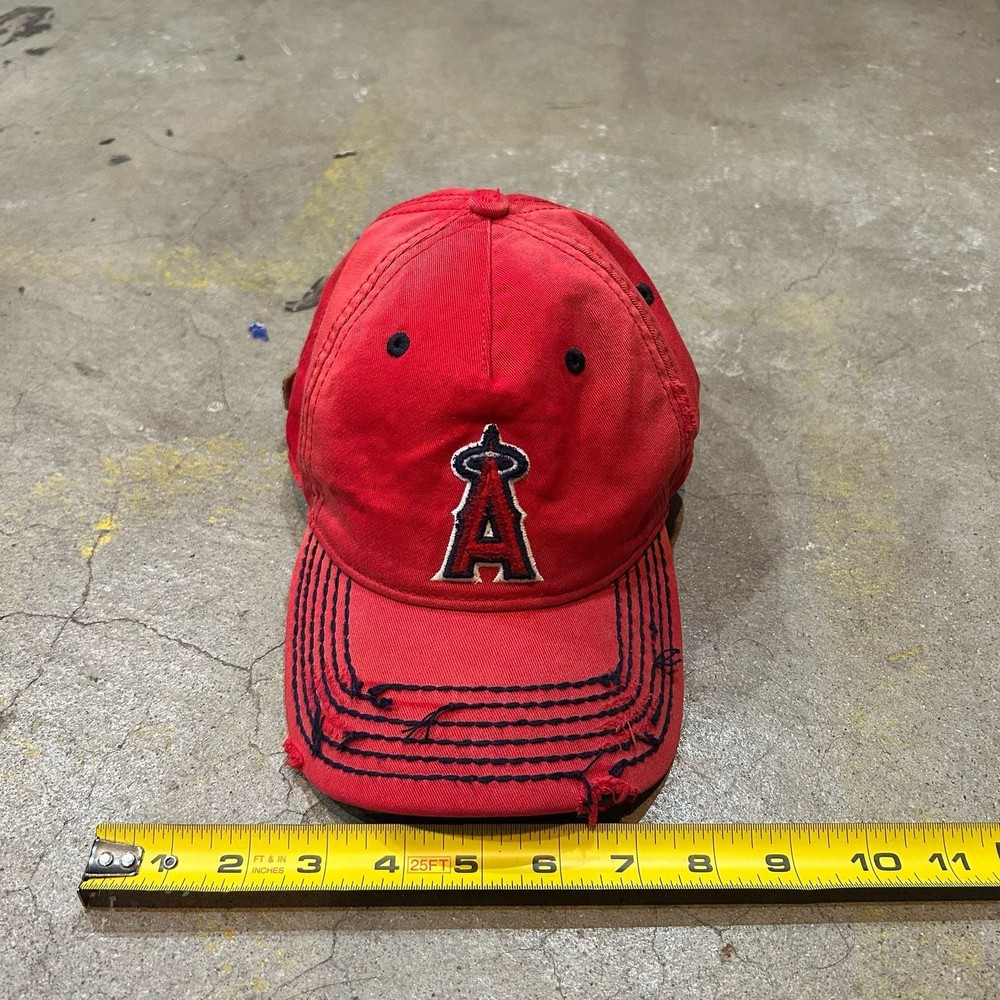 American Needle Cooperstown Collection Los Angeles Angels Distressed Strapback H