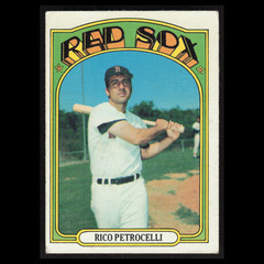 Rico Petrocelli #30 1972 Topps Boston Red Sox Baseball Card MLB EX