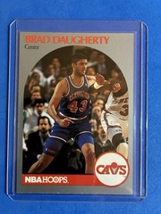 1990-91 NBA Hoops – Brad Daugherty #73 Free Shipping/Toploader